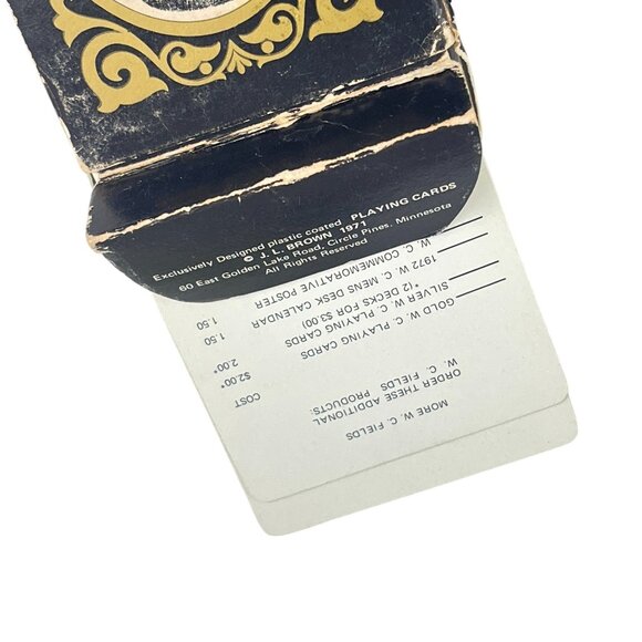 1971 W.C. Fields Commemorative Playing Cards Deck Vintage Humor Collectible - Picture 4 of 6
